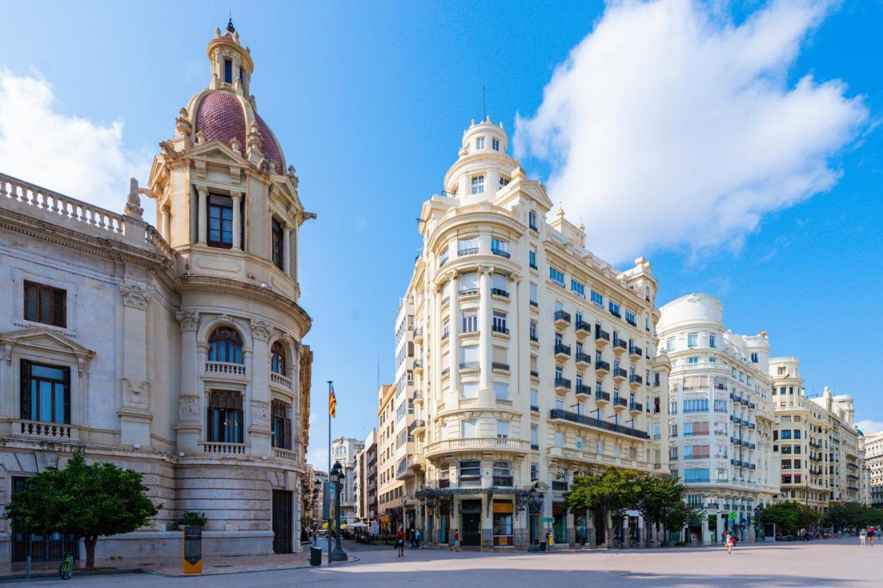شقة Ayuntamiento Panoramic فالنسيا المظهر الخارجي الصورة