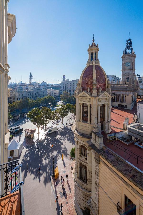 شقة Ayuntamiento Panoramic فالنسيا المظهر الخارجي الصورة