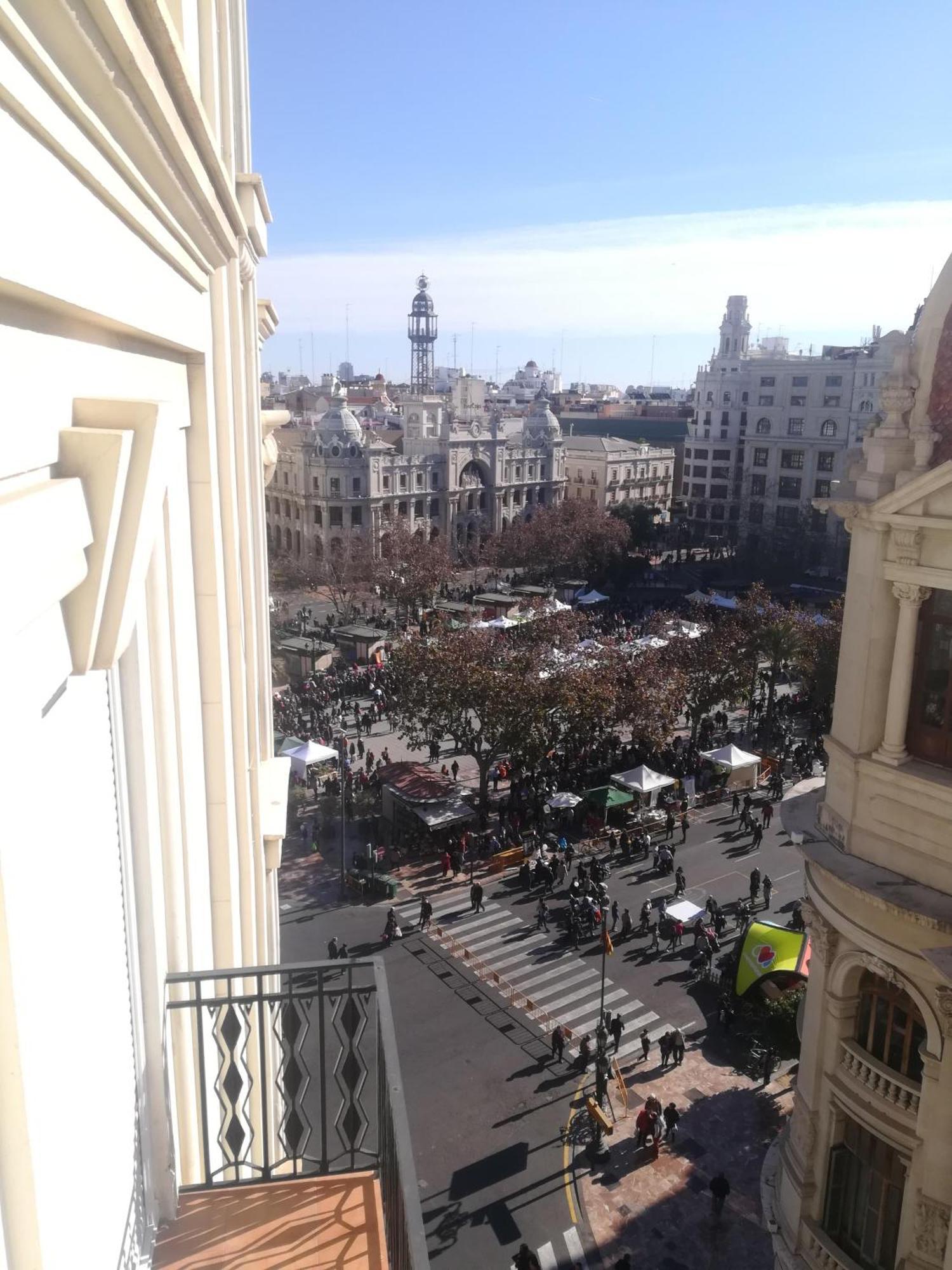 شقة Ayuntamiento Panoramic فالنسيا المظهر الخارجي الصورة