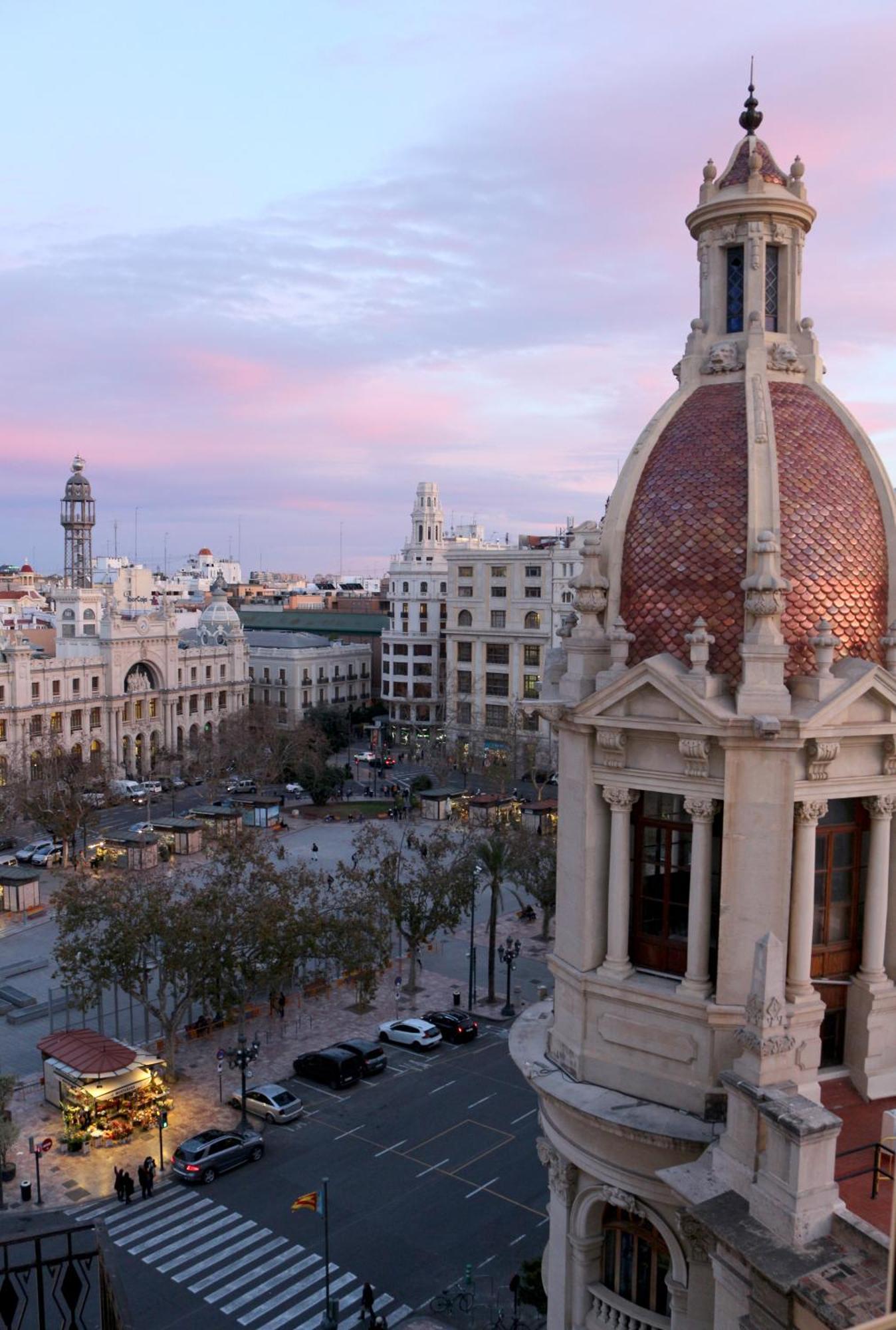 شقة Ayuntamiento Panoramic فالنسيا المظهر الخارجي الصورة